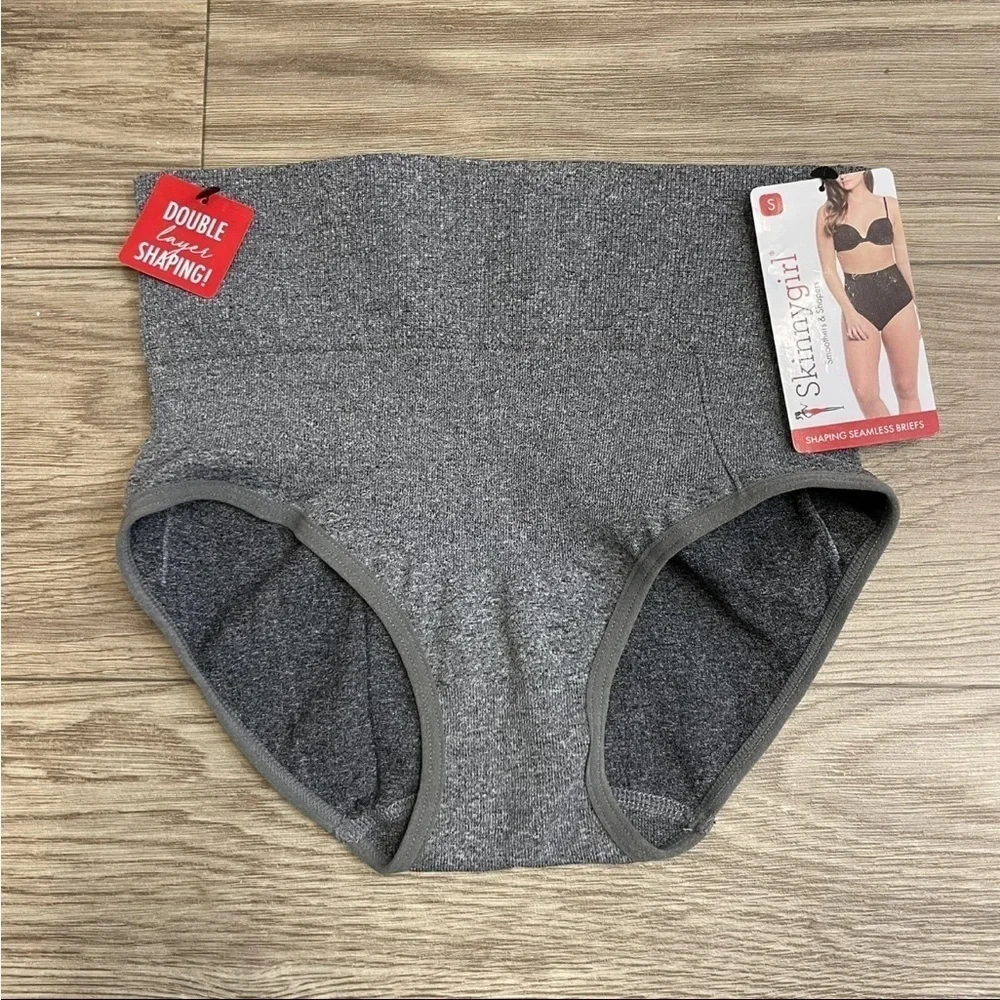 Skinnygirl Smoothers & Shapers Gray Shaping Seamless Briefs Underwear